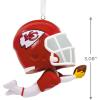 Hallmark NFL Kansas City Chiefs Bouncing Buddy Christmas Ornament(Kansas City Chiefs Bouncing Buddy Diving)