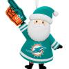 Hallmark NFL Miami Dolphins Santa Fan Christmas Ornament, Gifts for Sports Fans
