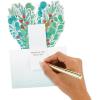 Hallmark Paper Wonder Pop Up Holiday Card (Woodland Animals Pop Up)(Pop Up Bouquet  Holly and Pine)