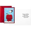 Hallmark Peanuts Christmas Cards Assortment, Snoopy and Woodstock (6 Cards with Envelopes, 2 Designs)(6 cards  6 envelopes Snoopy and Woodstock)