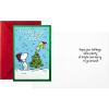 Hallmark Peanuts Christmas Cards Assortment, Snoopy and Woodstock (6 Cards with Envelopes, 2 Designs)(6 cards  6 envelopes Snoopy and Woodstock)