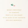 Hallmark Signature Christmas Card (Floral Merry Christmas)(Thinking of You Greenery)