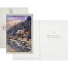 Hallmark Thomas Kinkade Christmas Cards (16 Cards and Envelopes) Christmas Blessing(Thomas Kinkade  Mountain Cottage)