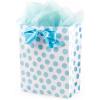Hallmark 15″ Extra Large Gift Bag with Tissue Paper (Sweet Little Prince Lion) for Baby Showers, Kids Birthdays and More(Polka Dot)