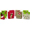 Hallmark 6″ Small Christmas Gift Bag Bundle, Festive Holiday (Pack of 8, 4 Designs)(Small Gift Bags)