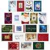 Hallmark Assorted Boxed Christmas Cards (Set of 20 Holiday Greeting Cards and Envelopes)(Snowman)