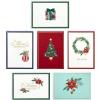 Hallmark Blank Cards, Boxed Christmas Cards Assortment (Christmas Lights & Presents, 24 Cards and Envelopes)(Classic Holiday Icons Blank Note Assortment)