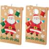 Hallmark Keepsake Christmas Ornaments 2025, Corn Ho-Ho-Hole, Set of 2, Outdoor Games Gifts(Corn Ho-Ho-Hole)