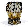 Hallmark Paper Wonder Musical Pop Up New Year Card (Plays Auld Lang Syne)
