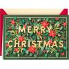 Hallmark Signature Christmas Card (Floral Merry Christmas)(Merry Christmas Floral)