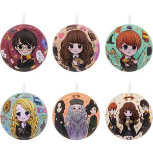 Hallmark Harry Potter Christmas Ornaments, Tin Ball, Set of 12(Set of 12)