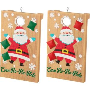 Hallmark Keepsake Christmas Ornaments 2025, Corn Ho-Ho-Hole, Set of 2, Outdoor Games Gifts(Corn Ho-Ho-Hole)