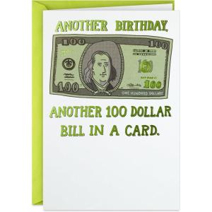Hallmark Shoebox Funny Birthday Card ($100 Bill)