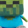 Hallmark Better Together Minecraft Magnetic Plush Toy, Set of 2 (Baby Zombie and Chicken), 5.25″, Gift for Friends, Kids, Gamers
