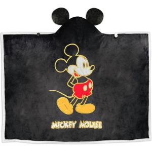 Hallmark Disney Mickey Mouse Hooded Blanket with Mouse Ears, 70″ x 65″, Gift for Kids, Fans, Adults, Christmas, Birthdays