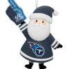 Hallmark NFL Tennessee Titans Santa Fan Christmas Ornament, Gifts for Sports Fans