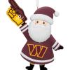Hallmark NFL Washington Commanders Santa Fan Christmas Ornament, Gifts for Sports Fans