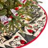 Hallmark Peanuts 48″ Christmas Tree Skirt, Fabric, Gifts for Peanuts Fans