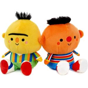 Hallmark Better Together Sesame Street Magnetic Plush Toy, Set of 2 (Bert and Ernie), 5.25″, Gift for Kids, Fans, Collectors