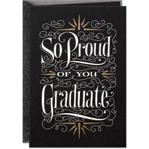 Hallmark College Graduation Card (Diploma and Graduation Cap Proud of Your Success)(So Proud of You Graduate)