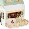 Hallmark Signature Pop Up Christmas Card (3D Santa’s House Ornament)