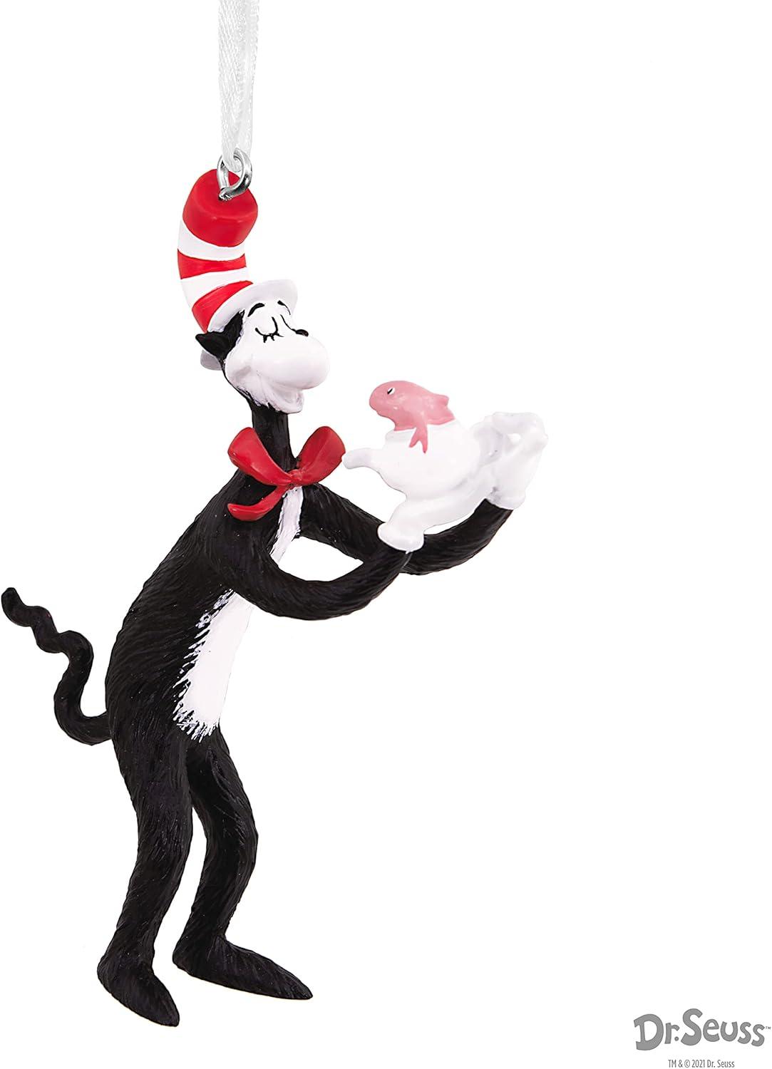 imageHallmark Dr Seuss Cat in the Hat With Fish Bowl Christmas Ornament