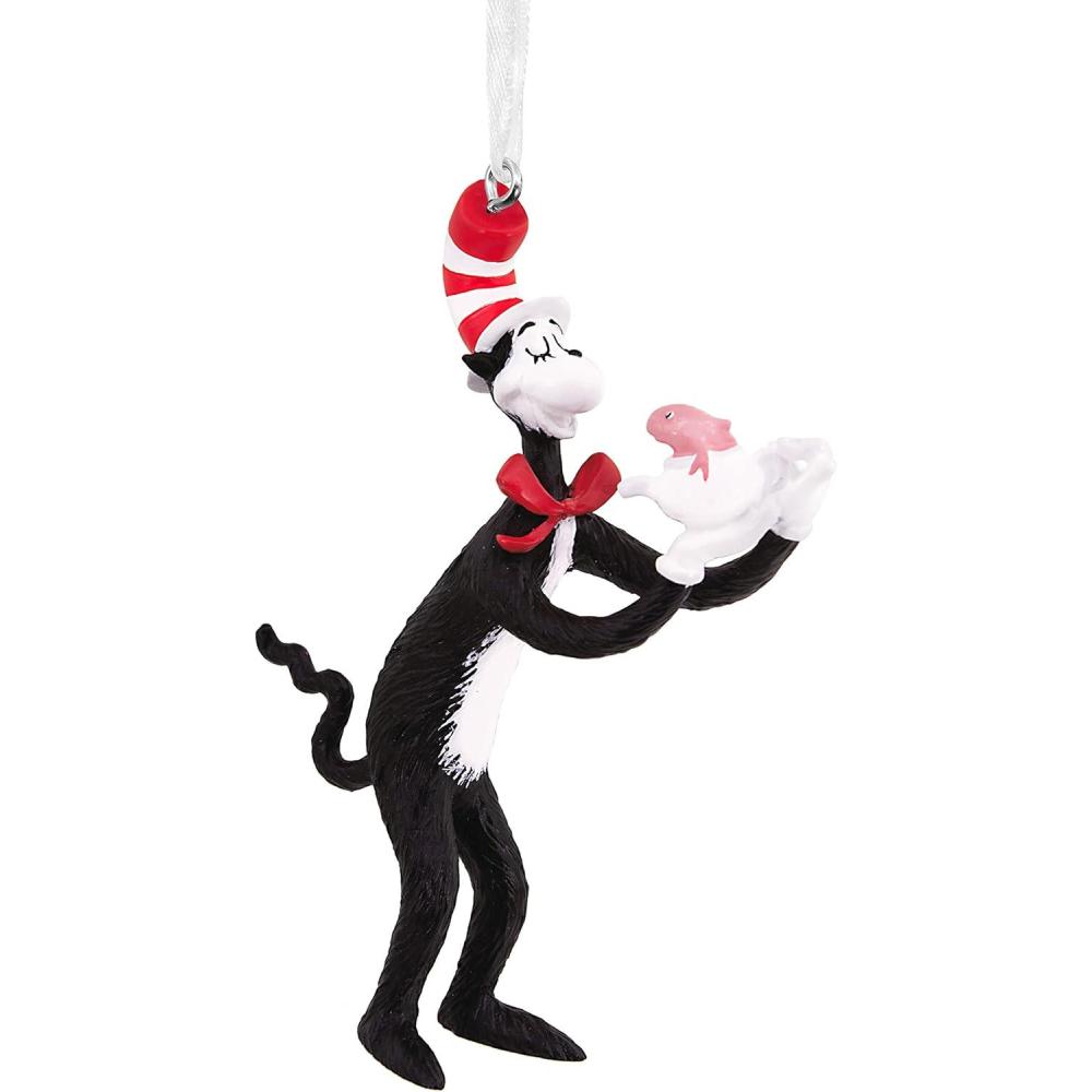 imageHallmark Dr Seuss Cat in the Hat With Fish Bowl Christmas Ornament
