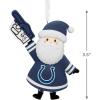 Hallmark NFL Indianapolis Colts Santa Fan Christmas Ornament, Gifts for Sports Fans
