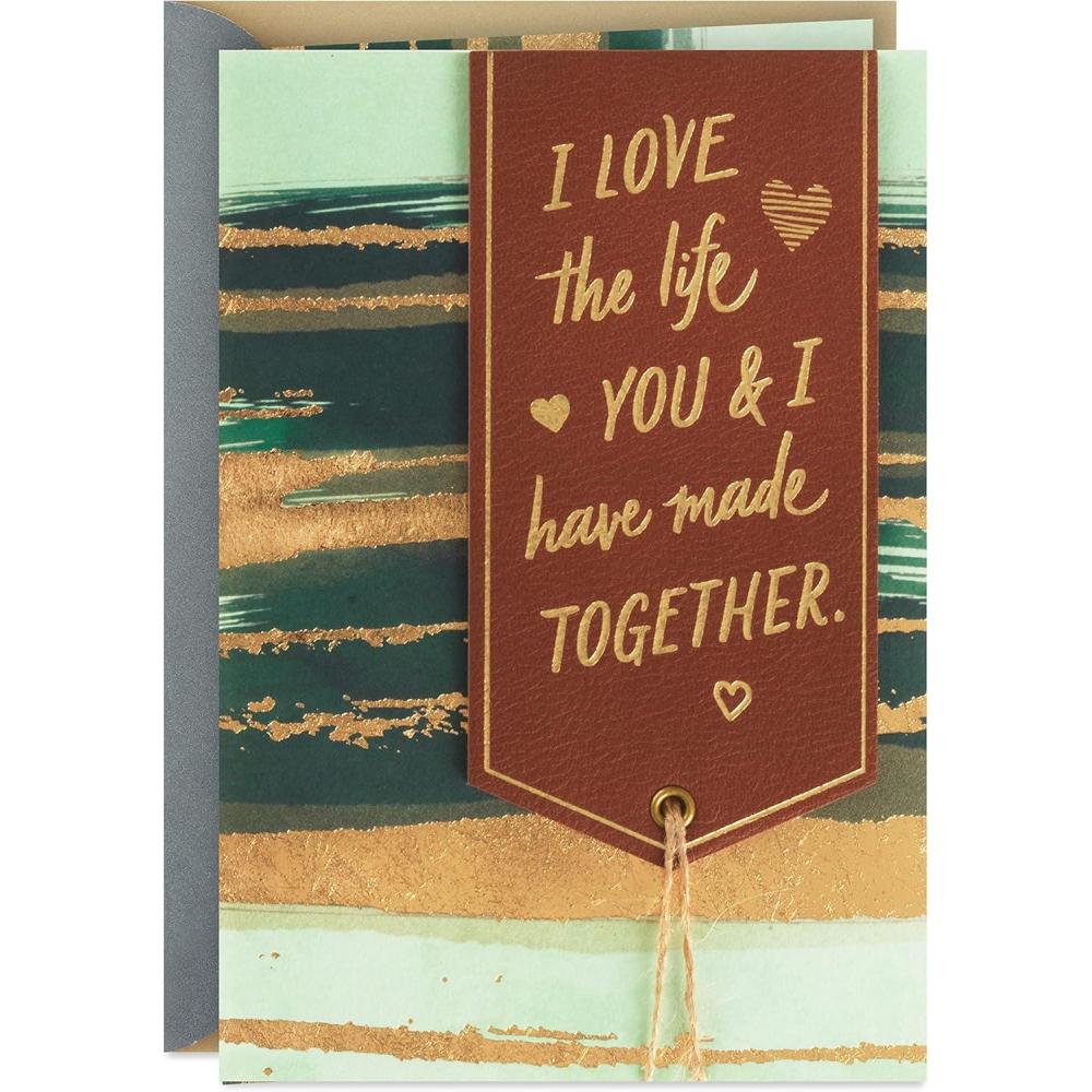 imageHallmark Anniversary Card for Husband or Boyfriend Love the Life You and I Have Made