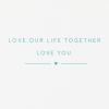 Hallmark Signature Wood Valentines Day Card for Husband, Wife, Boyfriend, Girlfriend (Love Our Life Together) Anniversary Card, Love Card(Love Our Life Together)