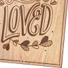 Hallmark Signature Wood Valentines Day Card for Husband, Wife, Boyfriend, Girlfriend (Love Our Life Together) Anniversary Card, Love Card(So Loved  Wood Card with Envelope)