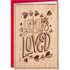 Hallmark Signature Wood Valentines Day Card for Husband, Wife, Boyfriend, Girlfriend (Love Our Life Together) Anniversary Card, Love Card(So Loved  Wood Card with Envelope)