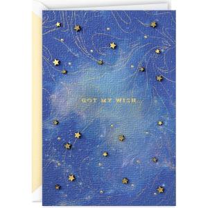 Hallmark Signature Love Card, Anniversary Card, Romantic Birthday Card, Sweetest Day Card (Wish on a Star)