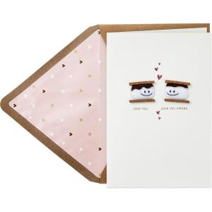 Hallmark Signature Valentines Day Card for Husband, Wife, Boyfriend, Girlfriend (Smores)