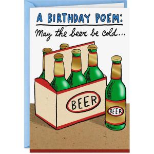Hallmark Shoebox Funny Birthday Card (Cold Beers)