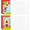 Hallmark Mini Valentines Day Cards and Stickers for Kids School, Dogs (32 Classroom Valentines with Envelopes)(Gnomes Folded Mini Valentines)