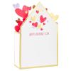 Hallmark Paper Wonder 3D Pop-Up Valentine’s Day Card, Heart-Filled Envelope (From My Heart to Yours) for Parents, Grandparents, Siblings