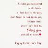 Hallmark Valentine’s Day Romantic Card for Husband or Boyfriend (Embroidery Heart)