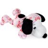Hallmark Peanuts Valentine’s Day Floppy Snoopy Plush Toy (Pink and Red XOXO on White) Gift for Kids, Grandchildren, Spouse