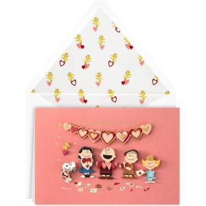 Hallmark Signature Peanuts Valentines Day Card (Handmade Valentines) (699VFE1134)