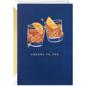 Hallmark Birthday Card for Men (Whiskey, Cheers to You) Signature Handcrafted Card