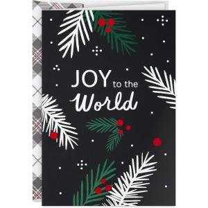 Hallmark Boxed Christmas Cards, Joy to the World (16 Cards and Envelopes)