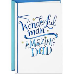 Hallmark Father’s Day Card for Dad, Stepdad, Grandpa, Husband (Wonderful Man, Amazing Dad)