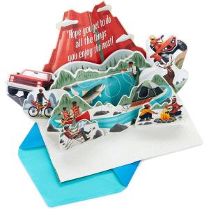 Hallmark Pop Up Father’s Day Card from Son or Daughter (Outdoors) or Birthday Card for Dad