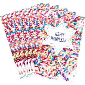 Hallmark Tree of Life Hanukkah Cards, Star of David (6 Cards with Envelopes)(Sprinkles  Pack of 6)