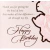 Hallmark Birthday Card for Mom (Remarkable Woman)(Pink Flowers)