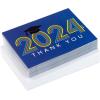 Hallmark Graduation Thank You Cards Bulk, Class of 2024, Retro Blue (40 Thank You Notes with Envelopes)(2024 – Retro Blue Thank You Notes)