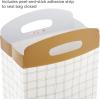 Hallmark Medium Self-Sealing Gift Bags with Handles (4 Bags, 2 Designs: Gold Stripes, Silver and White Diamonds) for Weddings, Anniversaries, Graduations, Any Occasion(Gold Plaid & Silver Dots)