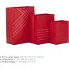 Hallmark Red Gift Bags in Assorted Sizes (Pack of 6: 2 Medium 9″, 2 Large 11″, 2 Extra Large 14″) for Christmas, Birthdays, Graduations, Father’s Day, Baby Showers, Bridal Showers, Weddings(Red)