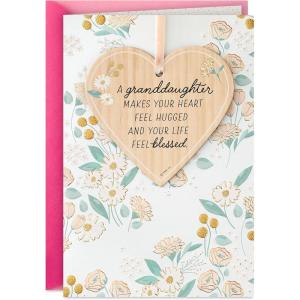 Hallmark Birthday Card for Granddaughter (Removable Heart Ornament)